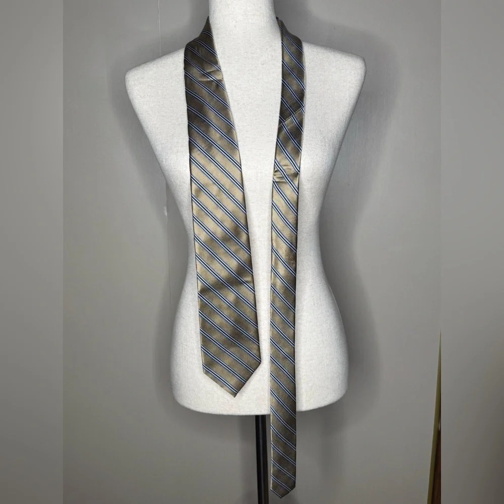 Vintage Goldsmith Collection by J.S. Blank All Silk Striped Necktie